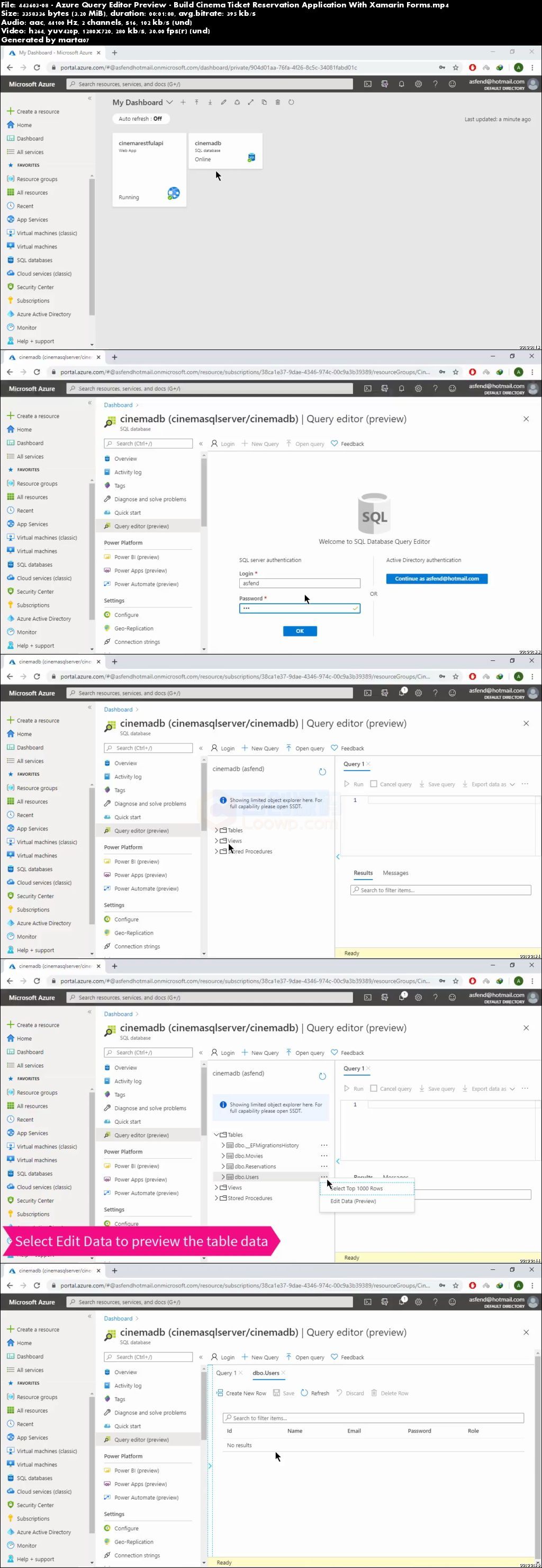 使用Xamarin Form构建电影票预订应用APP 视频教程 -2