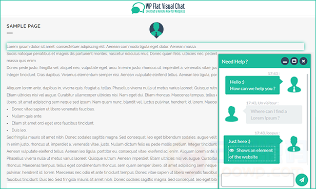 【Flat Visual Chat v5.399】实时聊天在线客服WordPress插件 -5
