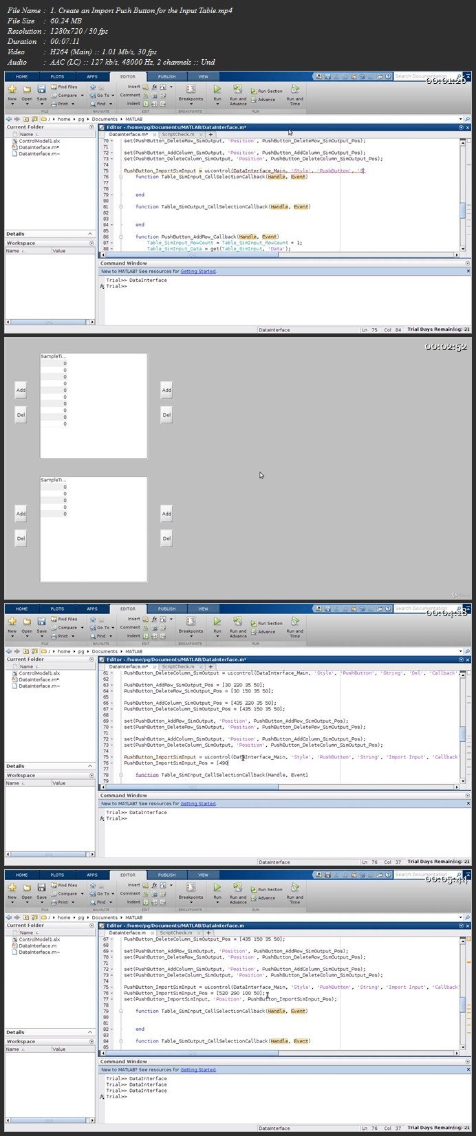 【视频教程】如何从头开始编写MATLAB / SIMULINK自动化代码 -2