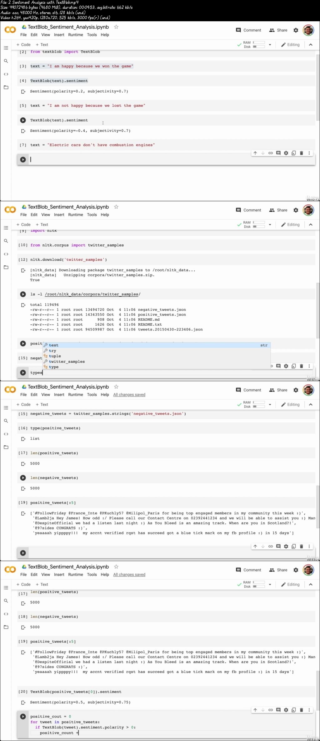 Python机器学习中的自然语言处理NLP视频教程 -2