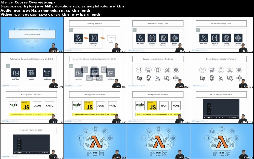 AWS Lambda & 无服务器架构开发训练营 (Build 5 Apps)视频教程 -1