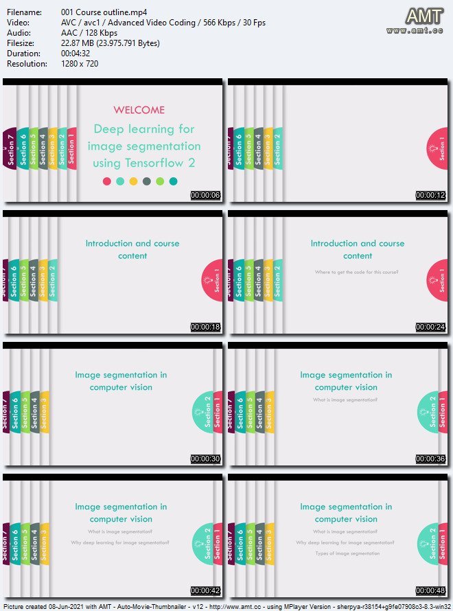 深度学习框架Tensorflow 2图像分割视频教程 -2