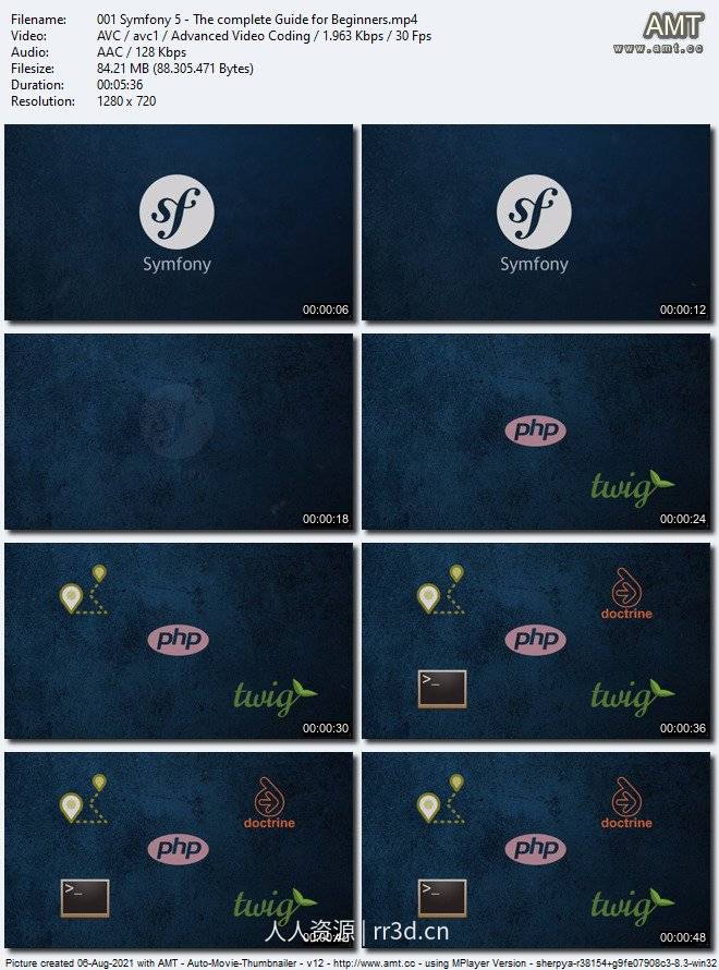 PHP开发框架Symfony 5现代安全Web应用开发入门指南视频教程 -1