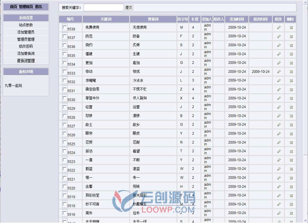 全开源一键安装版在线文章伪原创同义词替换SEO工具PHP网站源码 含独立后台 -2