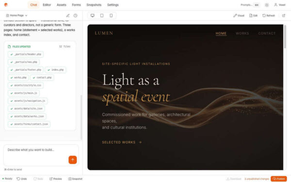 全开源AI建站系统源码/AI网站生成器/无代码建站系统-优站网