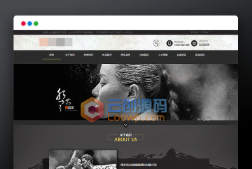 黑色高端摄影设计类网站织梦模板_带手机端+SEO优化_优站网
